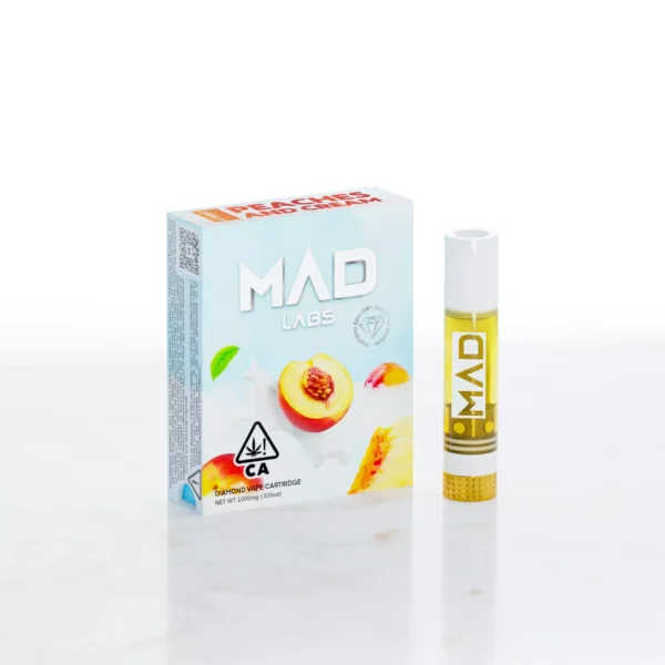 Mad Labs – Peaches & Cream 1g Disposable Diamond Edition