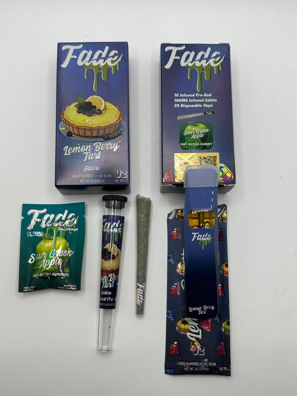 Buy Fade 2G 3-in-1 Gummies Infused Preroll Online USA