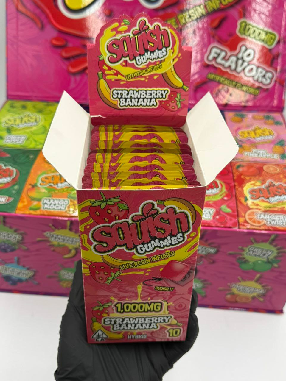 Squish Gummies Live Resin Infused 1000mg Edibles - Image 6